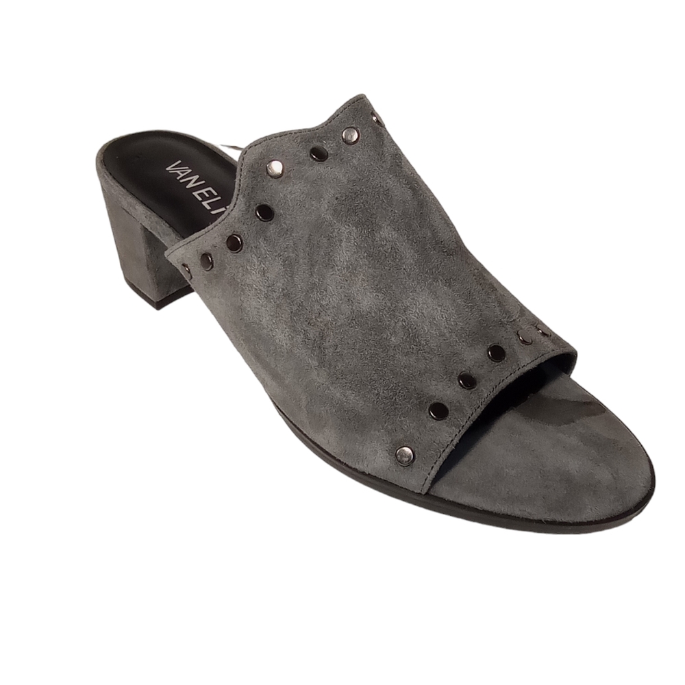 Veneli Orsina Truffle Suede Slip On Gray Women's Sandals Shoes Size 8